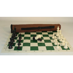 First Chess Set w/ Vinyl Board and Carry Case