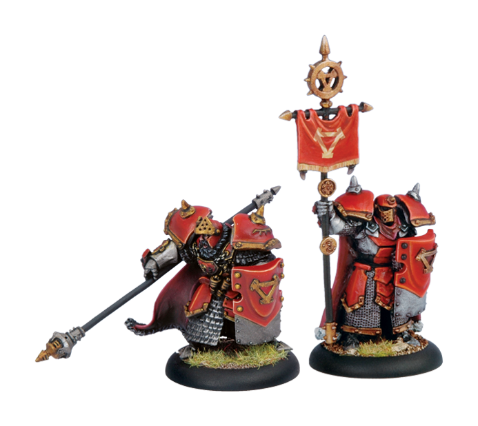 Iron Fang Pikemen Officer Standard Bearer