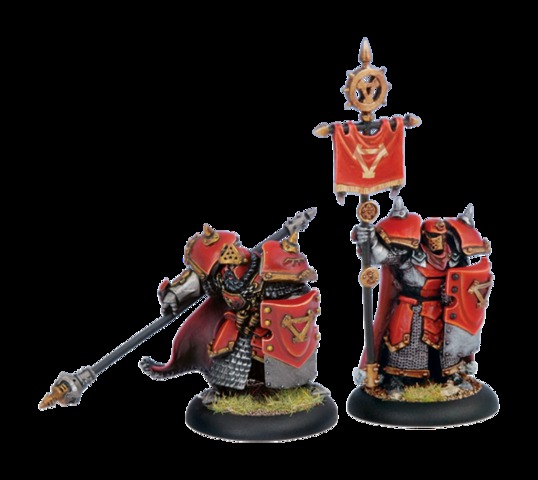 Iron Fang Pikemen Officer Standard Bearer