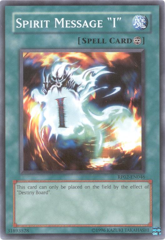 Spirit Message I - RP02-EN046 - Common - Unlimited Edition