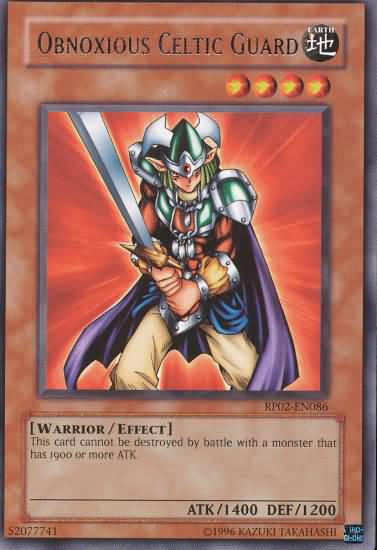Obnoxious Celtic Guard - RP02-EN086 - Rare - Unlimited Edition