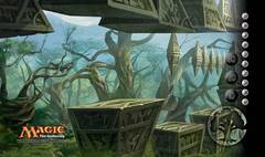 Rise of the Eldrazi Forest Playmat