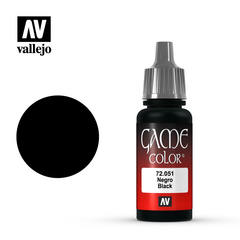 Vallejo Game Color - Black - VAL72051 - 17ml