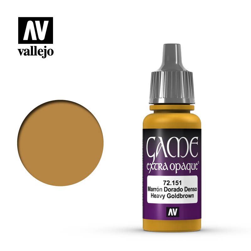 Vallejo Game Extra Opaque - Heavy Goldbrown - VAL72151 - 17ml