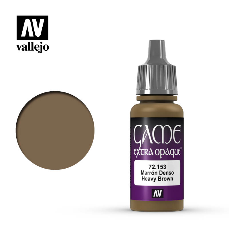 Vallejo Game Extra Opaque - Heavy Brown - VAL72153 - 17ml