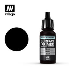 Vallejo Surface Primer - Black - VAL70602 - 17ml