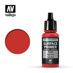 Vallejo Surface Primer - Pure Red - VAL70624 - 17ml