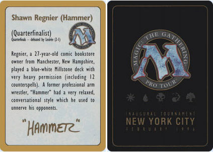 Biography - Shawn Hammer Regnier - 1996 Biography - Shawn Hammer Regnier - 1996