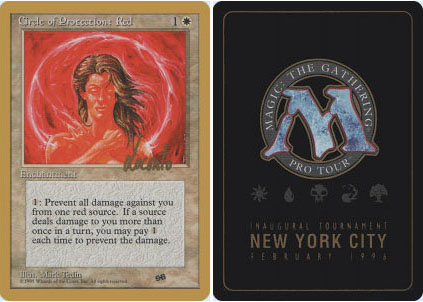 Circle of Protection: Red - 4th Edition - Sideboard - Michael Loconto - 1996 Circle of Protection: Red - 4th Edition - Sideboard - Michael Loconto - 1996