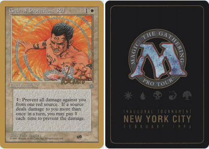 Circle of Protection: Red - Ice Age - Sideboard - Michael Loconto - 1996 Circle of Protection: Red - Ice Age - Sideboard - Michael Loconto - 1996
