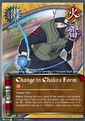 Change in Chakra Form - J-619 - Uncommon - 1st Edition