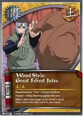 Wood Style: Great Forest Jutsu - J-633 - Super Rare - 1st Edition - Foil