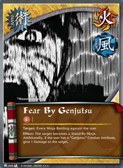 Fear By Genjutsu - J-640 - Super Rare - 1st Edition - Foil