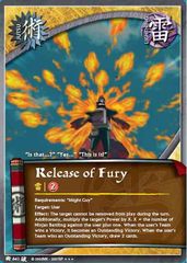 Release of Fury - J-641 - Super Rare - 1st Edition - Foil