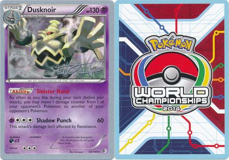 Dusknoir - 63/149 - Trent Orndorf - WCS 2014