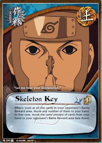 Skeleton Key - M-597 - Uncommon - 1st Edition