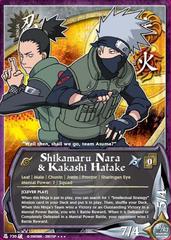 Shikamaru Nara & Kakashi Hatake - N-730 - Super Rare - 1st Edition - Foil