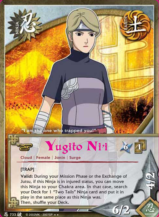 Yugito Nii - N-733 - Rare - 1st Edition
