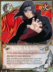 Itachi Uchiha - N-737 - Super Rare - 1st Edition - Foil