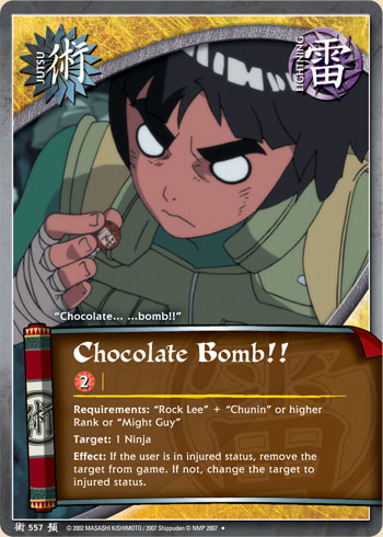 Chocolate Bomb!! - J-557 - Uncommon - 1st Edition