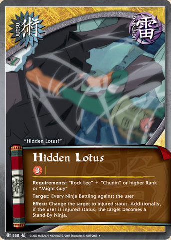 Hidden Lotus - J-558 - Uncommon - 1st Edition