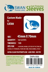 Swan Card Sleeves: 45x70 mm Mini Euro -160 count