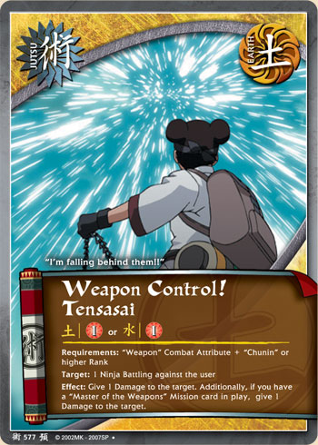 Weapon Control! Tensasai - J-577 - Uncommon - 1st Edition