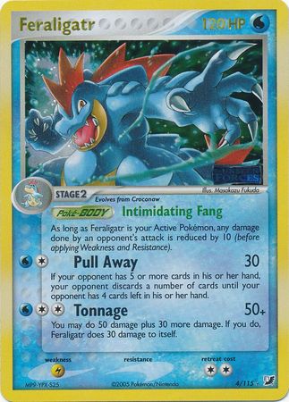 Feraligatr - 4/115 - Holo Rare - EX Unseen Forces Promo