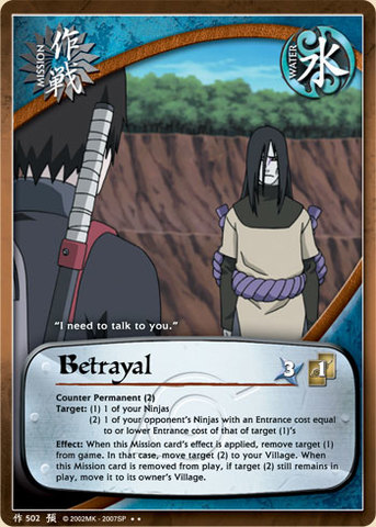Betrayal - M-502 - Rare - 1st Edition