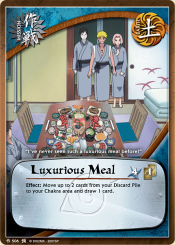 Luxurious Meal - M-506 - Common - 1st Edition