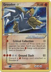 Groudon Star - 111/113 - Shiny Rare Holo - Reverse Holo