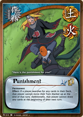 Punishment - M-515 - Uncommon - 1st Edition