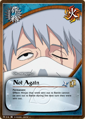 Not Again - M-516 - Uncommon - 1st Edition