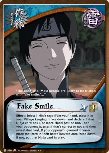 Fake Smile - M-520 - Rare - 1st Edition