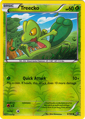 Treecko - 6/160 - Common - Reverse Holo