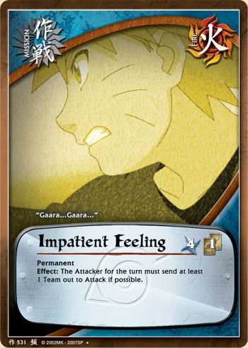 Impatient Feeling - M-531 - Uncommon - 1st Edition