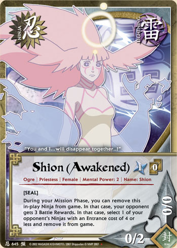 Shion (Awakened) - N-645 - Uncommon - 1st Edition
