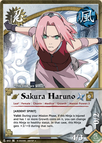 Sakura Haruno - N-652 - Uncommon - 1st Edition