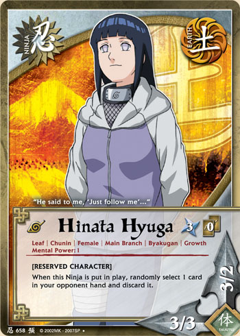 Hinata Hyuga - N-658 - Uncommon - 1st Edition