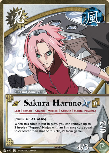Sakura Haruno - N-672 - Common - 1st Edition