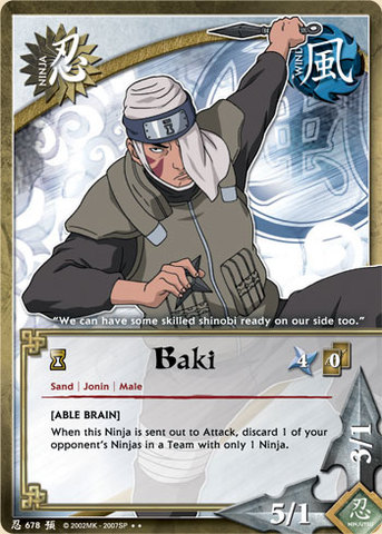 Baki - N-678 - Rare - 1st Edition