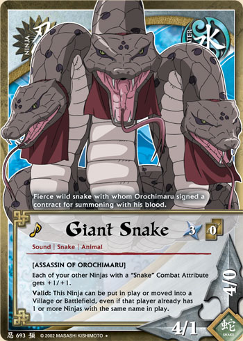 Giant Snake - N-693 - Uncommon - 1st Edition