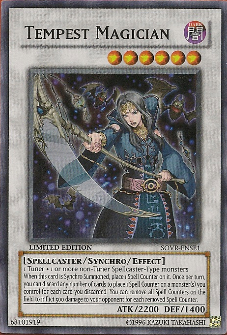 Tempest Magician - SOVR-ENSE1 - Super Rare - Limited Edition