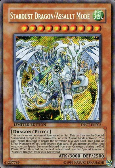 Stardust Dragon/Assault Mode - DPCT-EN003 - Ultra Rare - Limited Edition