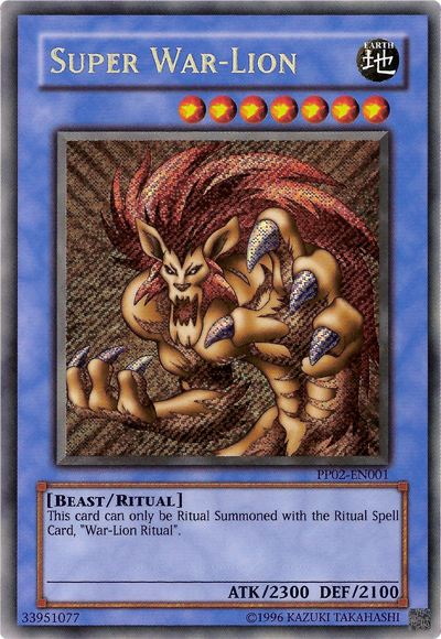 Super War-Lion - PP02-EN001 - Secret Rare - Unlimited Edition