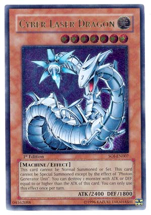 Cyber Laser Dragon - SOI-EN007 - Ultimate Rare - 1st Edition - Yu-Gi-Oh! Singles Shadow of Infinity - DNA Comics & Games Cyber Laser Dragon - SOI-EN007 - Ultimate Rare - 1st Edition - Yu-Gi-Oh! Singles Shadow of Infinity - DNA Comics & Games