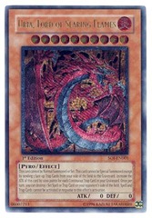 Uria, Lord of Searing Flames - SOI-EN001 - Ultimate Rare - 1st Edition