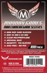 Mayday Games Mini Chimera Red Game Sleeves 100ct