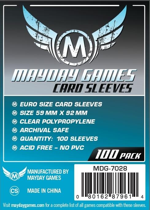Mayday Games Euro Game Card Sleeves 100ct