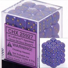 36 Lathyrus Speckled 12mm D6 Dice Block - CHX25927